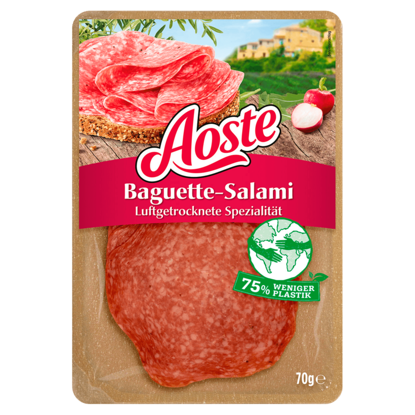 Aoste Baguette-Salami 70g